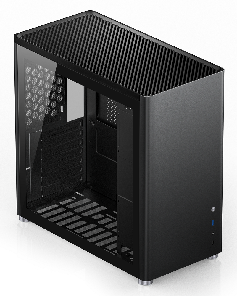 Jonsbo - Jonsbo D40 ATX PC Case – Black