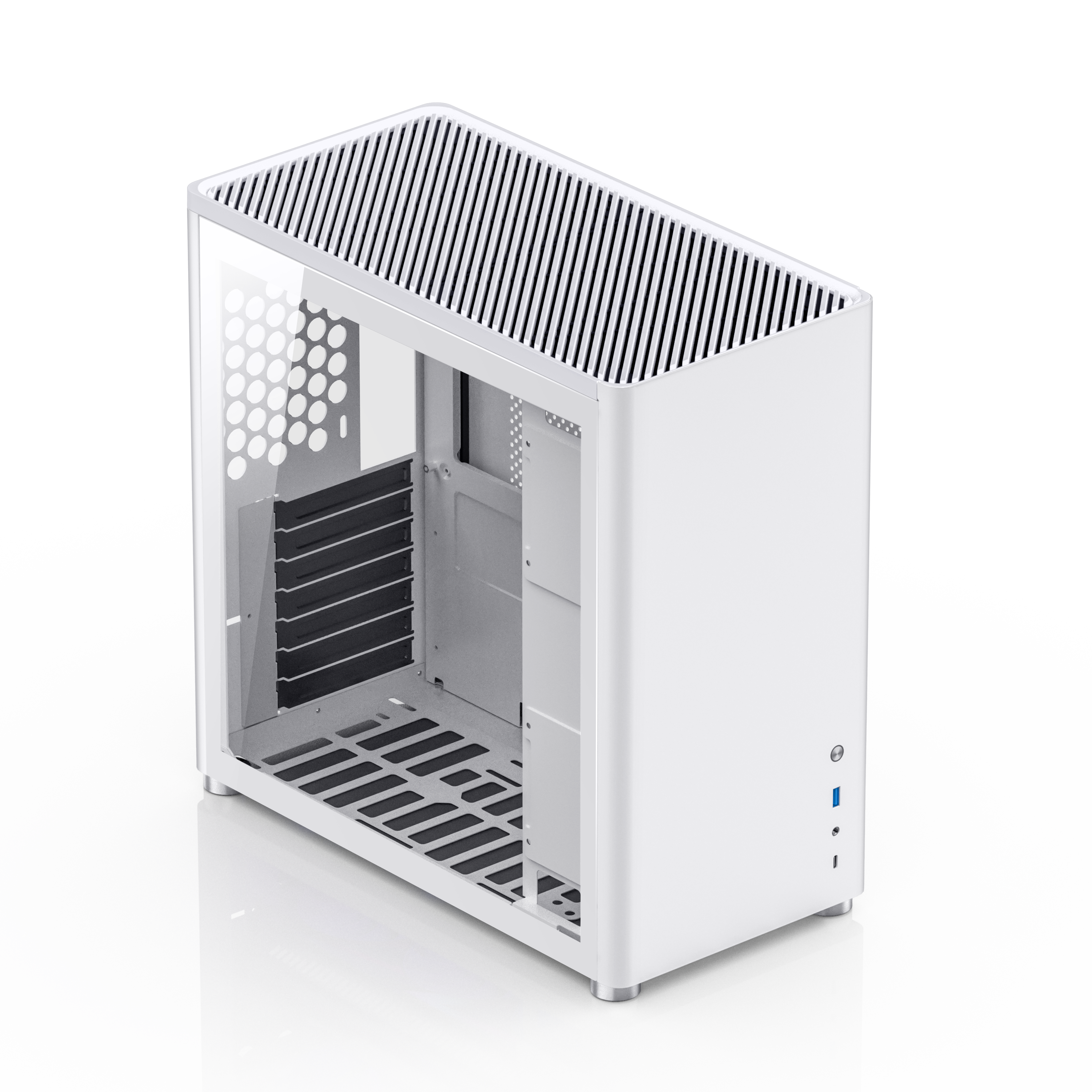 Jonsbo D40 ATX PC Case – White