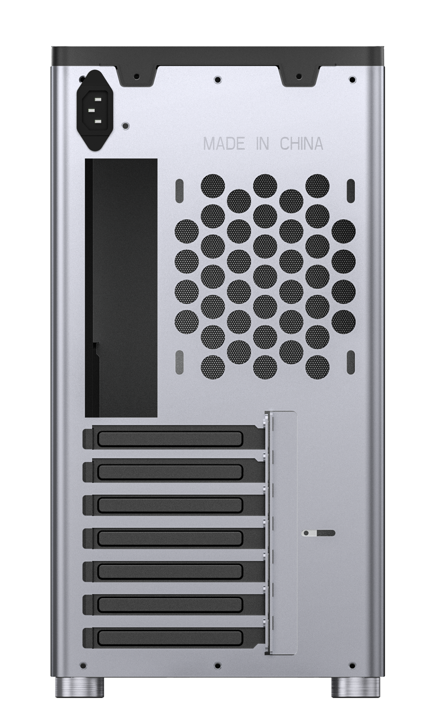 Jonsbo - Jonsbo D40 ATX PC Case – Silver