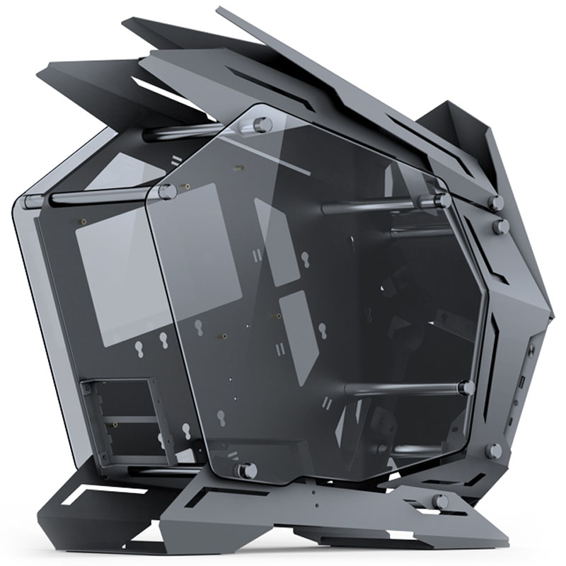 Jonsbo - Jonsbo MOD-3 Mini Micro-ATX PC Showcase – Grey Tempered Glass