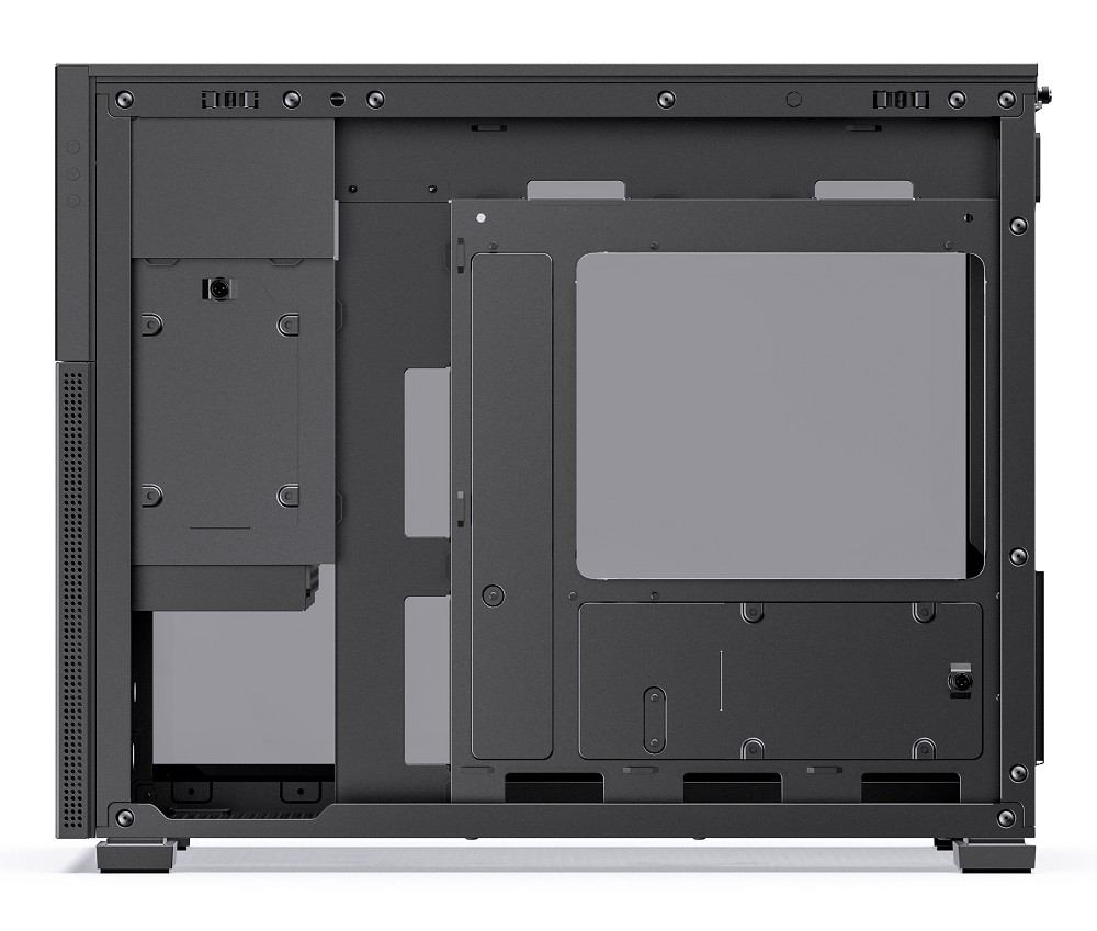 Jonsbo - Jonsbo D31 Mesh Screen Micro-ATX PC Case – Black, Tempered Glass