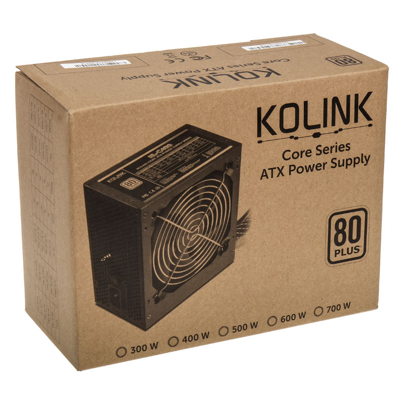 Kolink - Kolink Core Series 400W 80 Plus Certified Power Supply