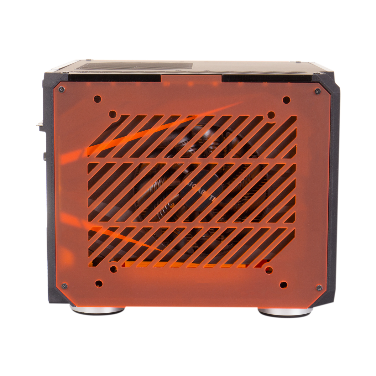 Lazer3D - Lazer3D LZ7 Left Panel - Mandarin Orange Slotted