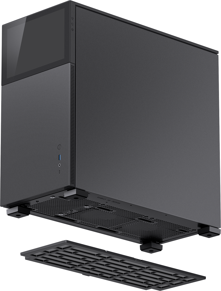 Jonsbo - Jonsbo D41 Standard Screen ATX PC Case – Black, Tempered Glass