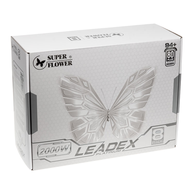 Super Flower - Super Flower Leadex Platinum '8Pack Edition' 2000W Fully Modular "80 Plus Platinum" Power Supply -