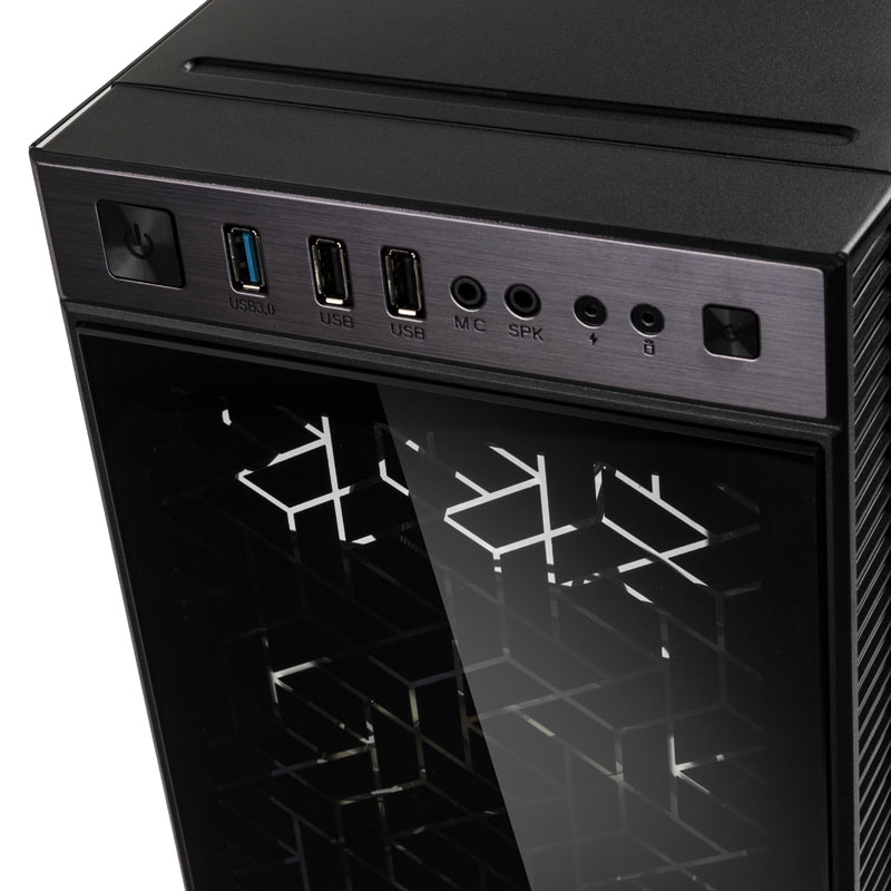 Kolink - Kolink Inspire Series K1 RGB Midi Tower Gaming Case - Black Window