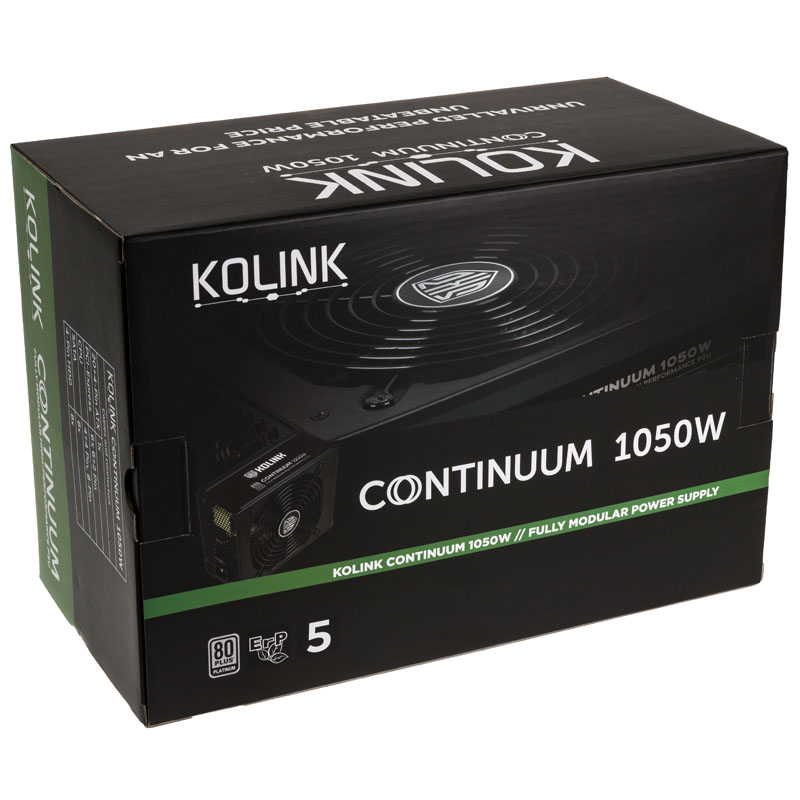 Kolink - Kolink Continuum 1050W 80+ Platinum Modular Power Supply