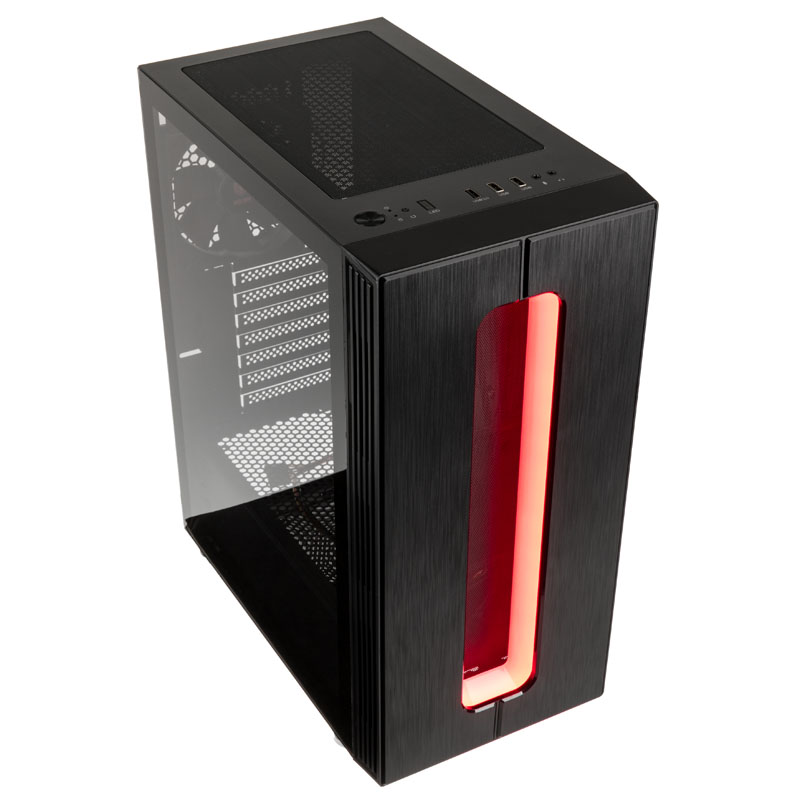 Kolink - Kolink Nimbus RGB Midi Tower Case - Black