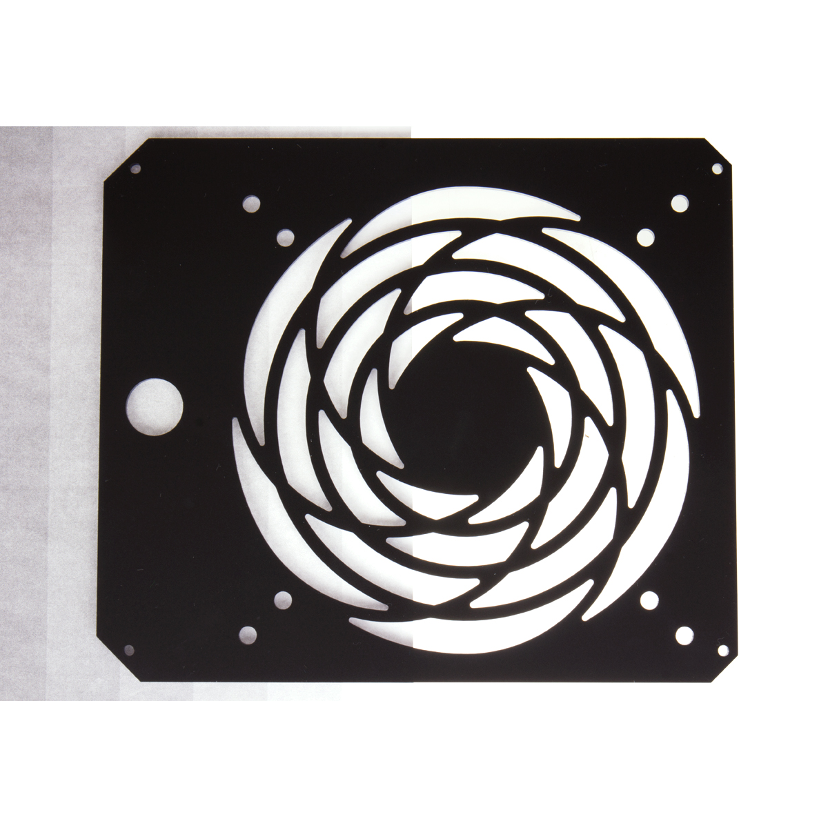 Lazer3D LZ7 Right Panel (16mm Vandal) - Midnight Black Cyclone