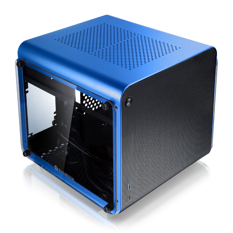 Raijintek - Raijintek Metis Evo Mini-ITX Case - Blue Window