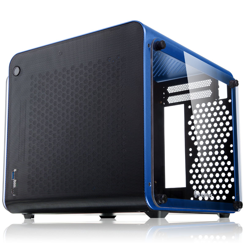 Raijintek Metis Evo Mini-ITX Case - Blue Window