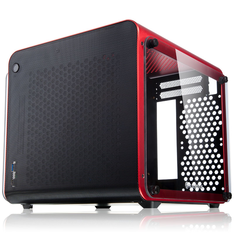 Raijintek Metis Evo Mini-ITX Case - Red Window