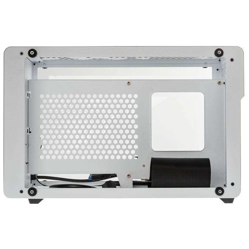 Raijintek - Raijintek Ophion Mini-ITX Case - White Tempered Glass