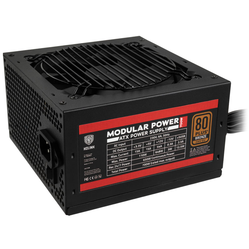 Kolink Modular Power 700W 80 Plus Bronze Modular Power Supply