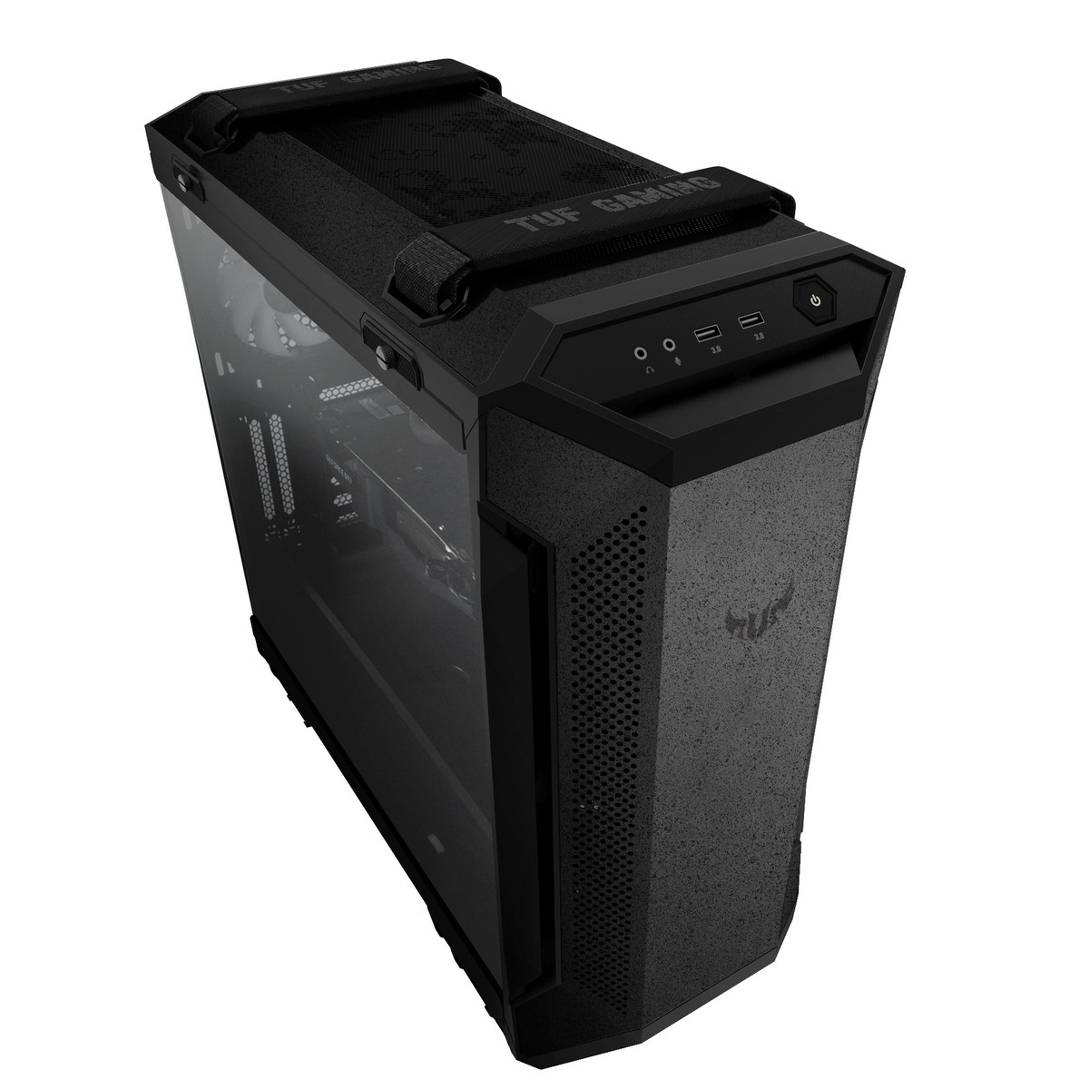 ASUS TUF Gaming GT501 Midi-Tower Case - Black Tempered Glass