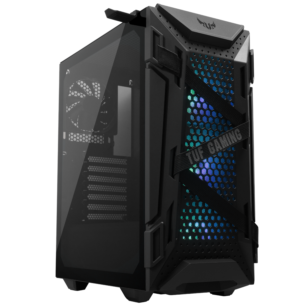 ASUS TUF Gaming GT301 Midi-Tower Case - Black Tempered Glass