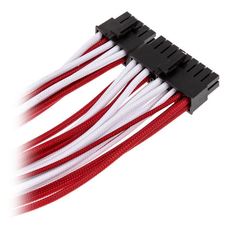 Super Flower - Super Flower Sleeve Cable Kit Pro - White/Red
