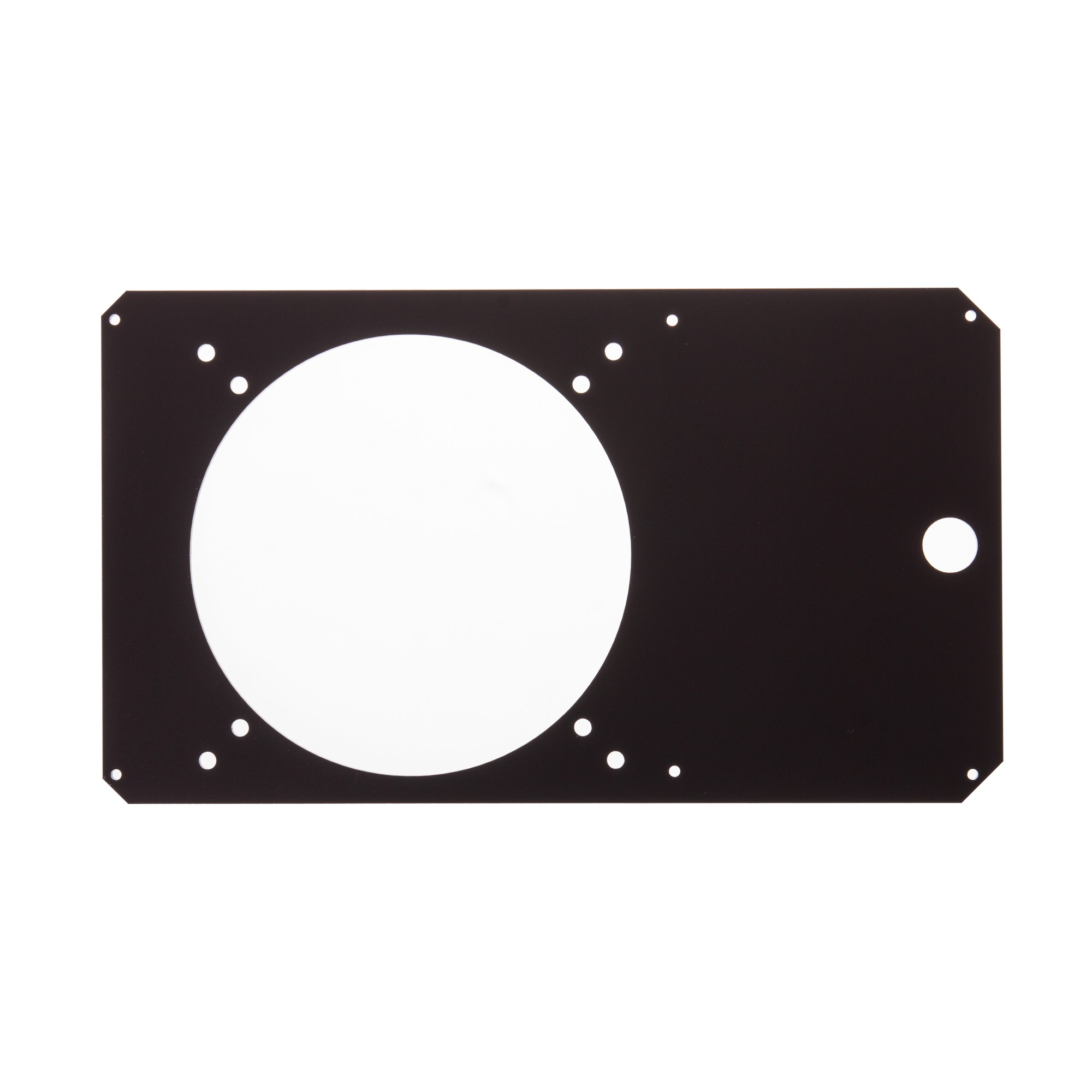 Lazer3D - Lazer3D LZ7 XTD Right Panel (16mm Vandal) - Midnight Black Open