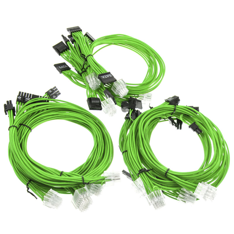 Super Flower Sleeve Cable Kit - Green