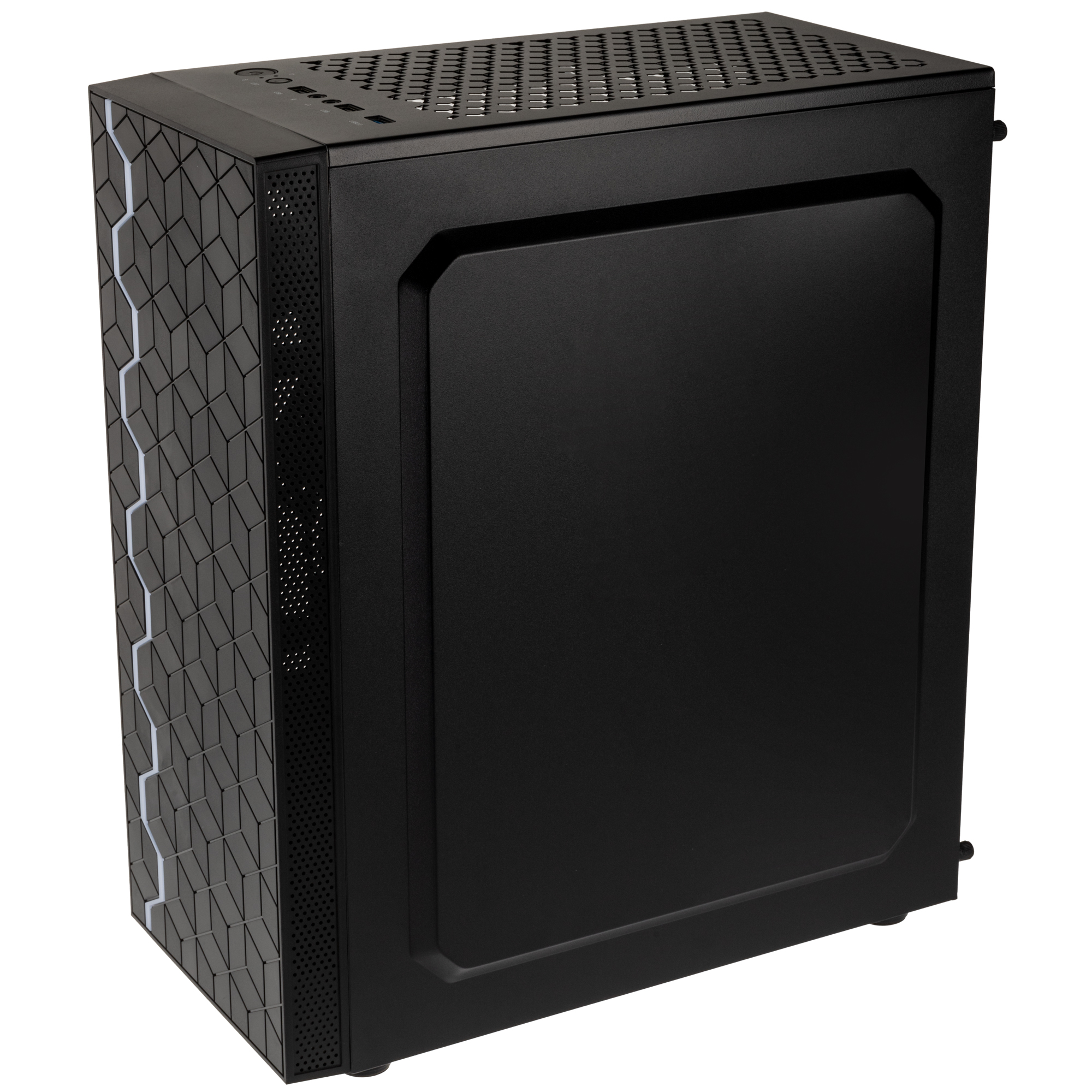 Kolink - Kolink Inspire Series K8 ARGB Midi Tower Gaming Case - Black