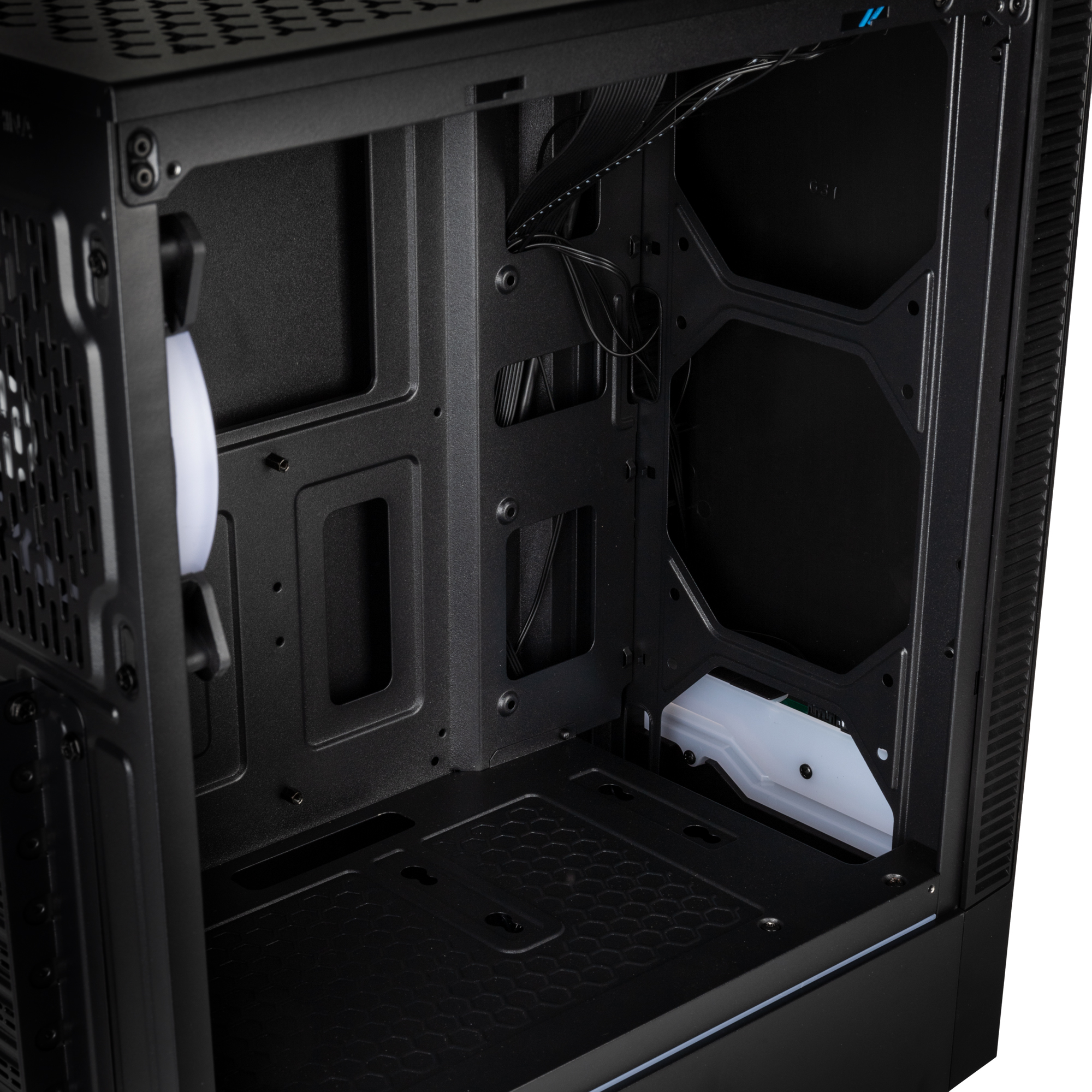 Kolink - Kolink Inspire Series K9 ARGB Midi Tower Gaming Case - Black