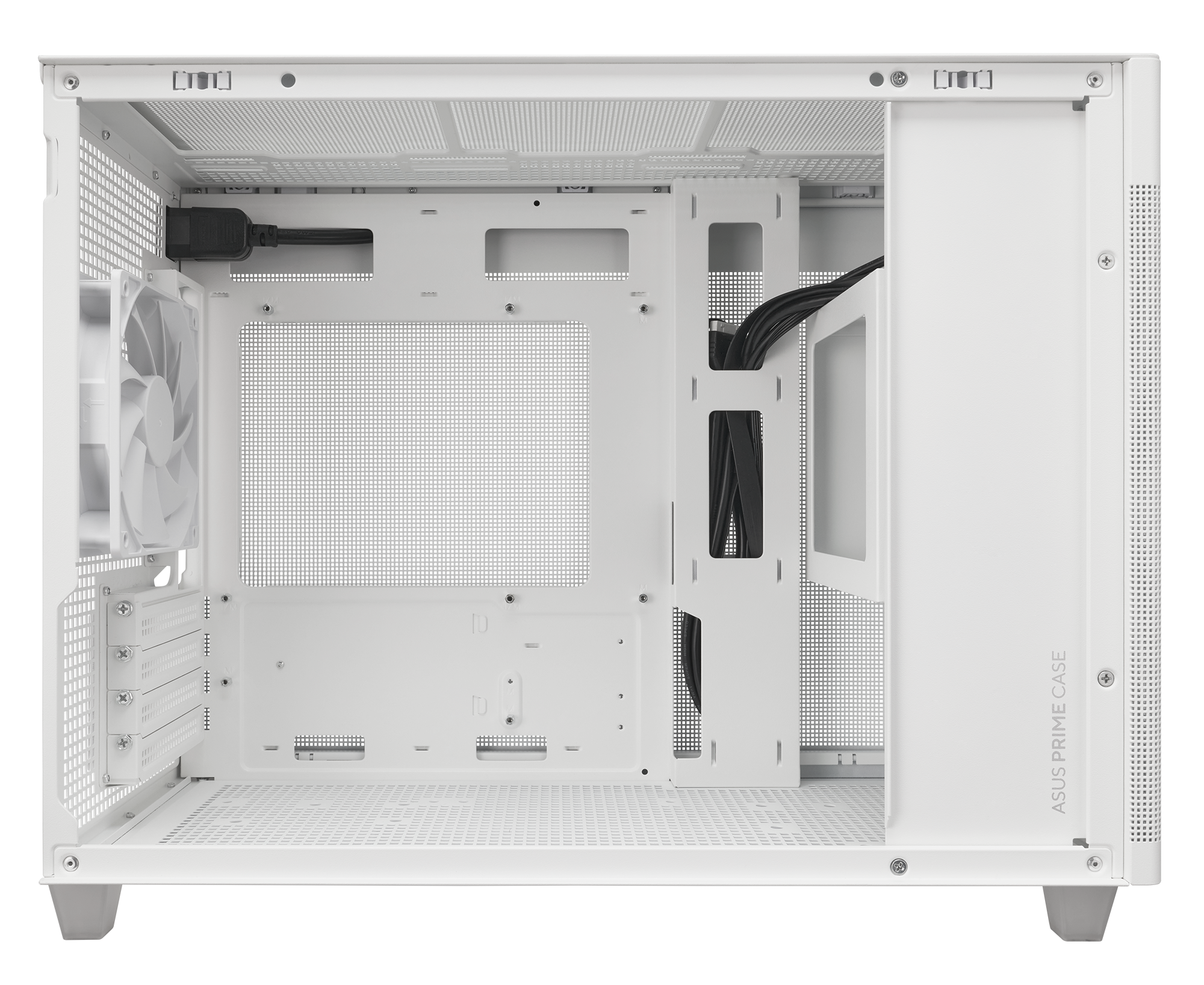 Asus - Asus Prime AP201 MicroATX Case - White