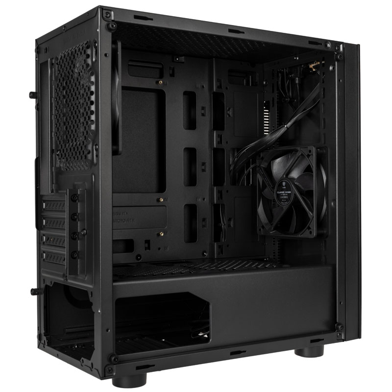 Kolink - Kolink Stronghold M Micro-ATX Case - Black Window