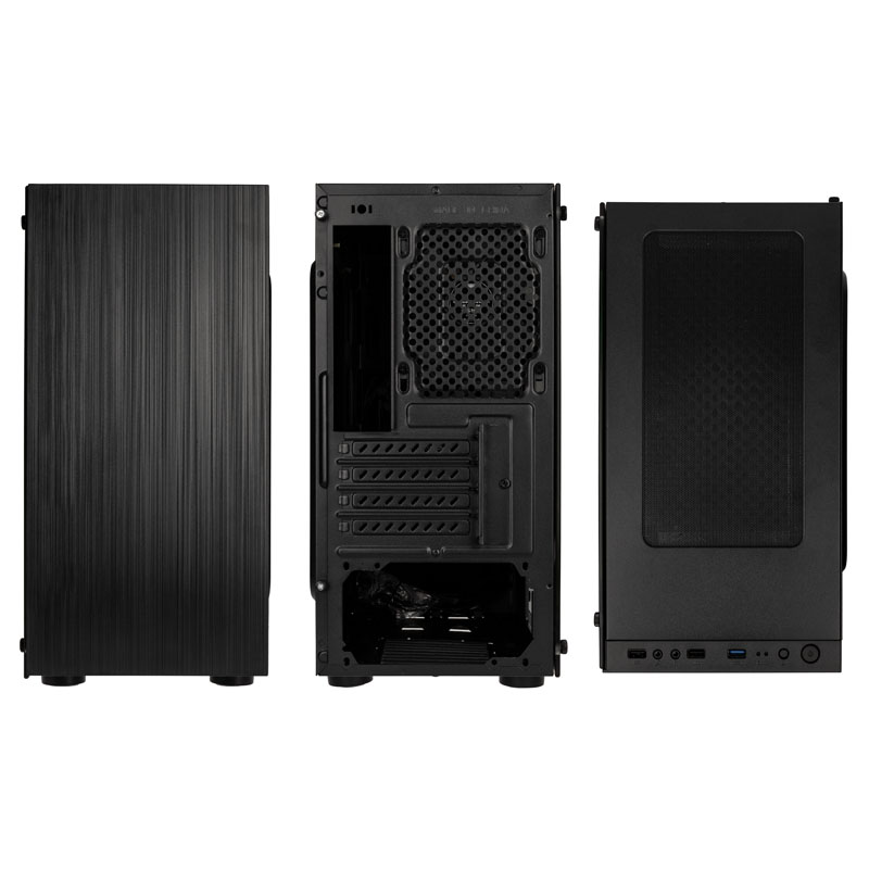 Kolink - Kolink Stronghold M Micro-ATX Case - Black Window