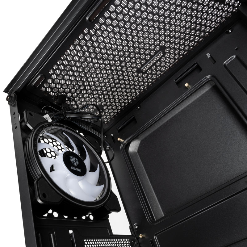 Kolink - Kolink Inspire Series K11 ARGB Midi Tower Gaming Case - Black Window