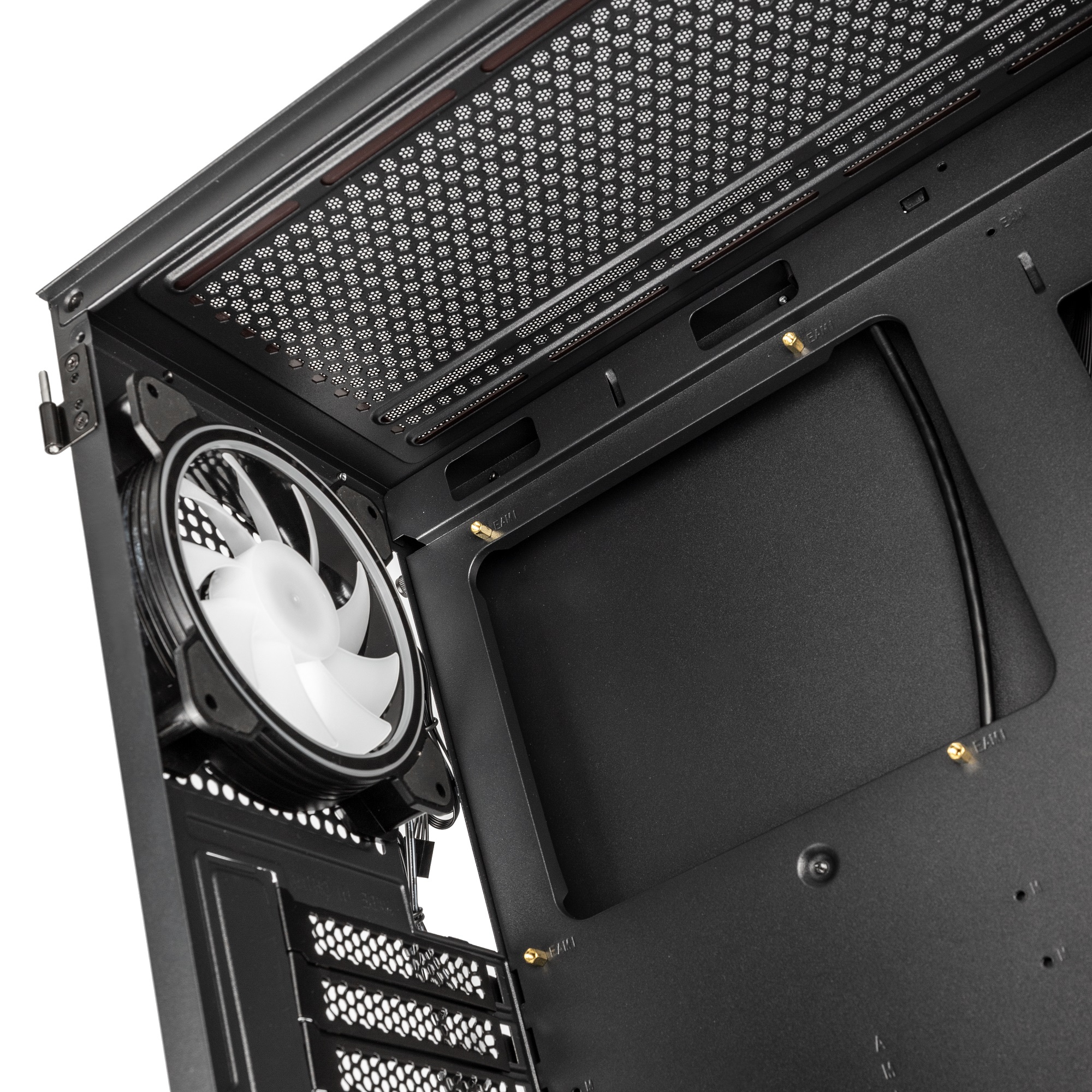 Kolink - Kolink Inspire Series K12 Midi Tower ARGB Gaming Case - Black Window