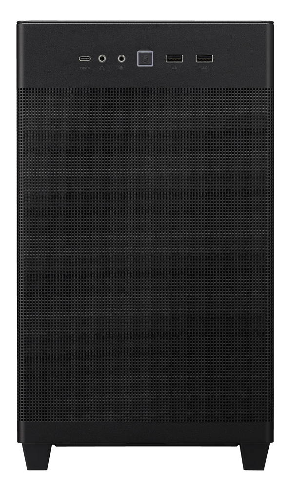 Asus - Asus Prime AP201 TG MicroATX Case - Black