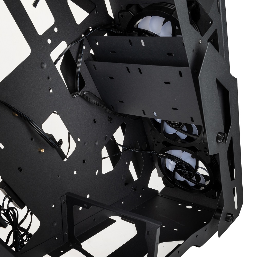 Kolink - Kolink Big Chungus Shredded Edition Midi Tower ARGB Showcase - Black