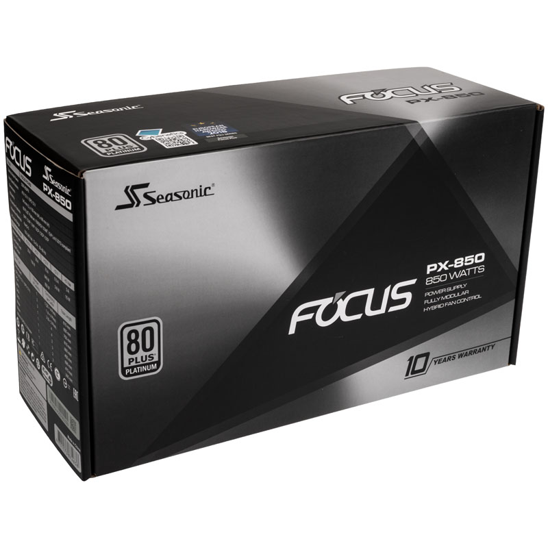 Seasonic Focus PX-850 850W 80+ Platinum Modular Power Supply