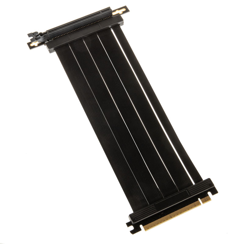 B Grade Kolink PCI-E Gen 4.0 Riser Cable 90 Degrees - 220mm Black