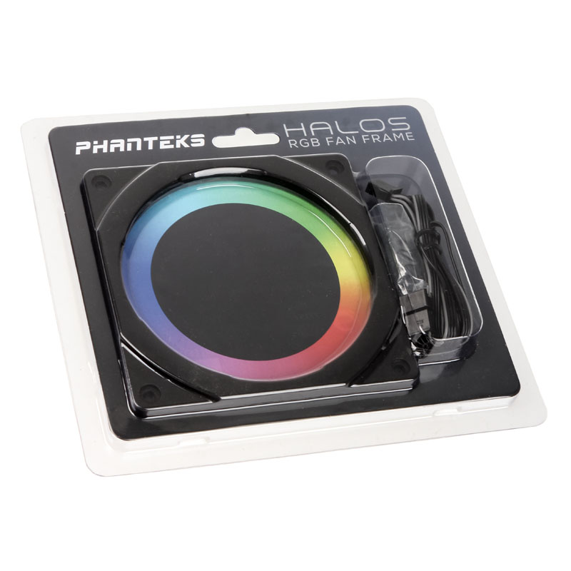 Phanteks - Phanteks Halos 120mm RGB LED Fan Frame - Black