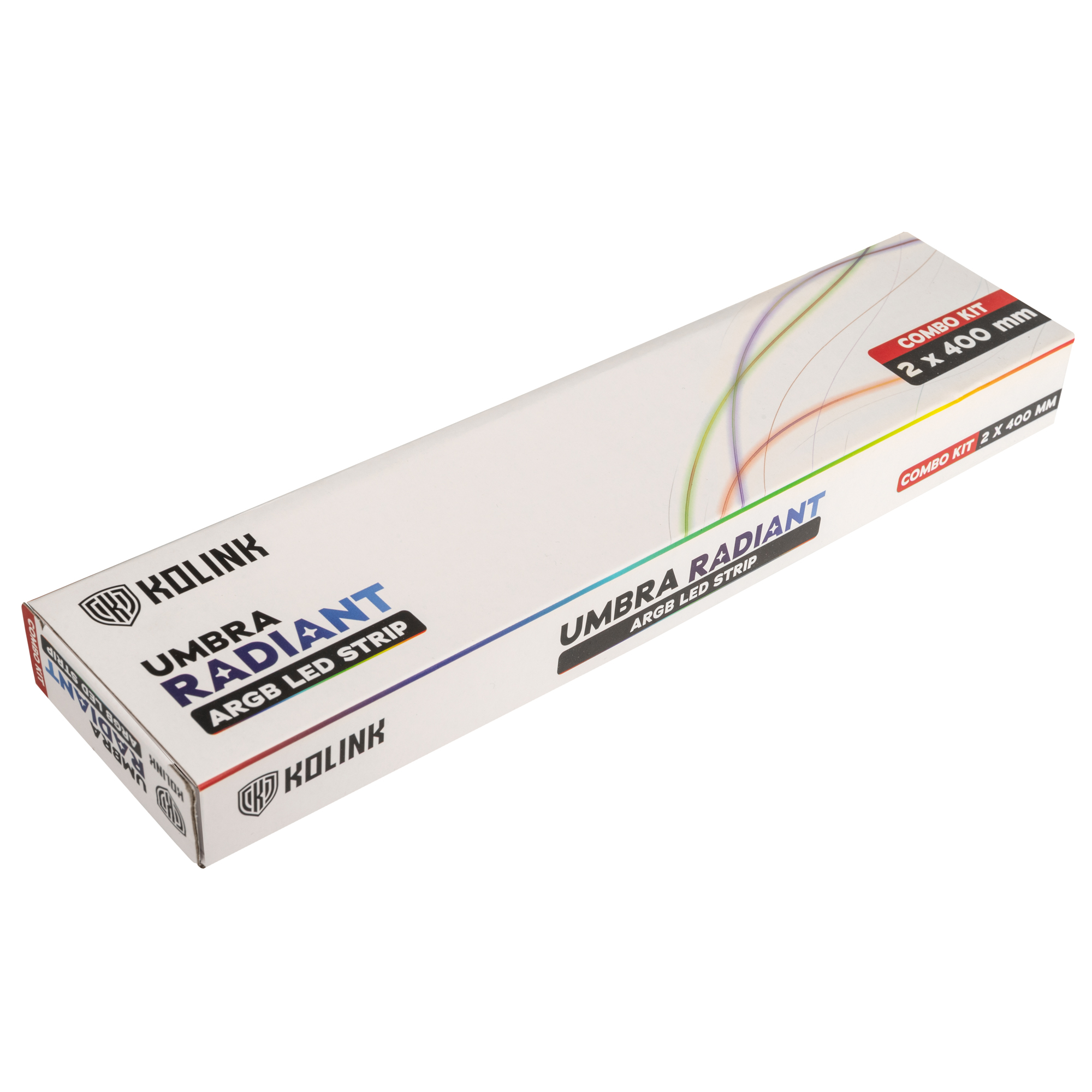 Kolink - Kolink Umbra Radiant ARGB LED Strip Combo Kit - 2 x 400mm