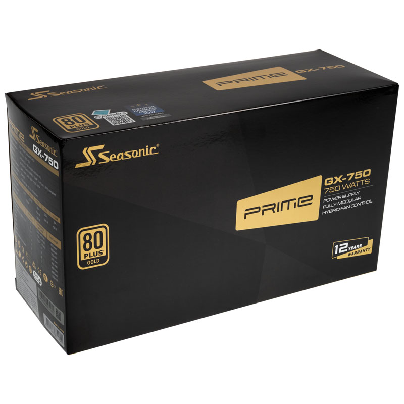 Seasonic - Seasonic Prime GX-750 750W 80 Plus Gold Modular Power Supply