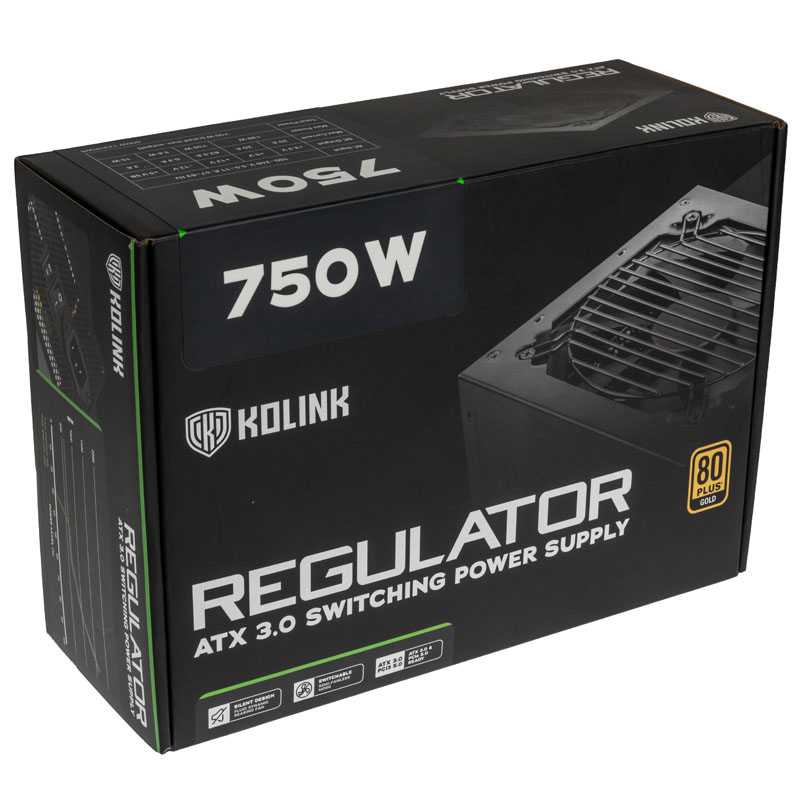 Kolink - Kolink Regulator 750W 80 Plus Gold Gen5 Modular Power Supply