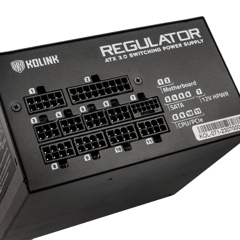 Kolink - Kolink Regulator 750W 80 Plus Gold Gen5 Modular Power Supply