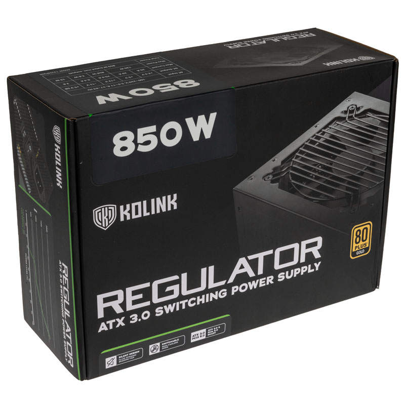 Kolink - Kolink Regulator 850W 80 Plus Gold Gen5 Modular Power Supply