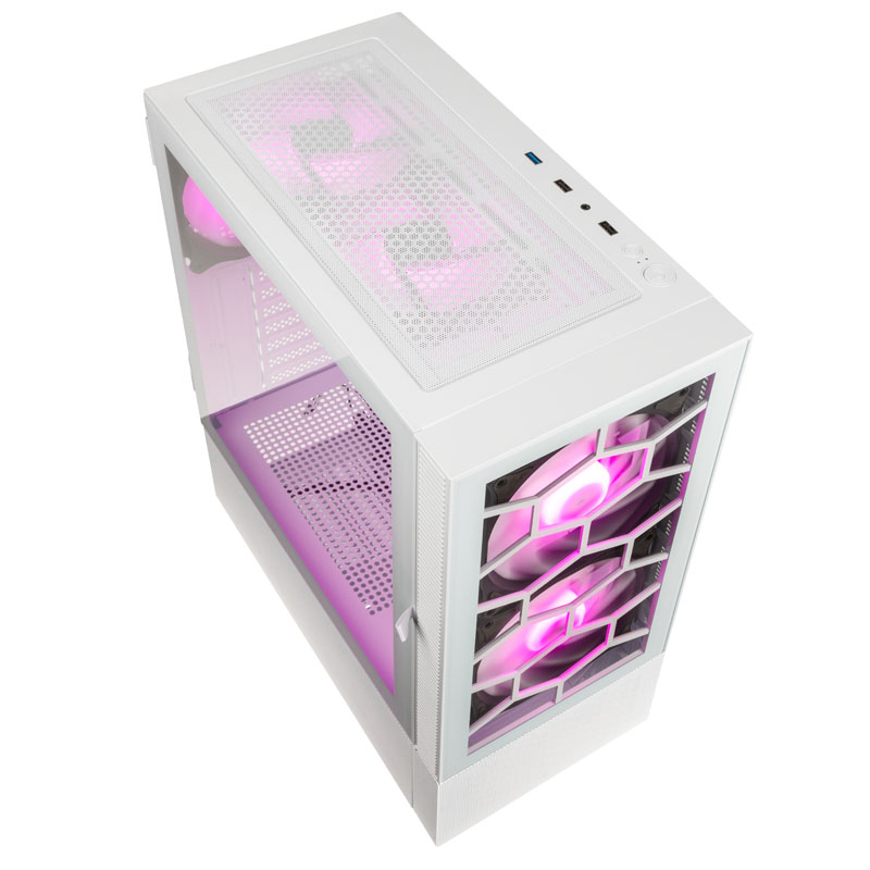 Kolink - Kolink Observatory MX Glass ARGB Midi Tower Case - White