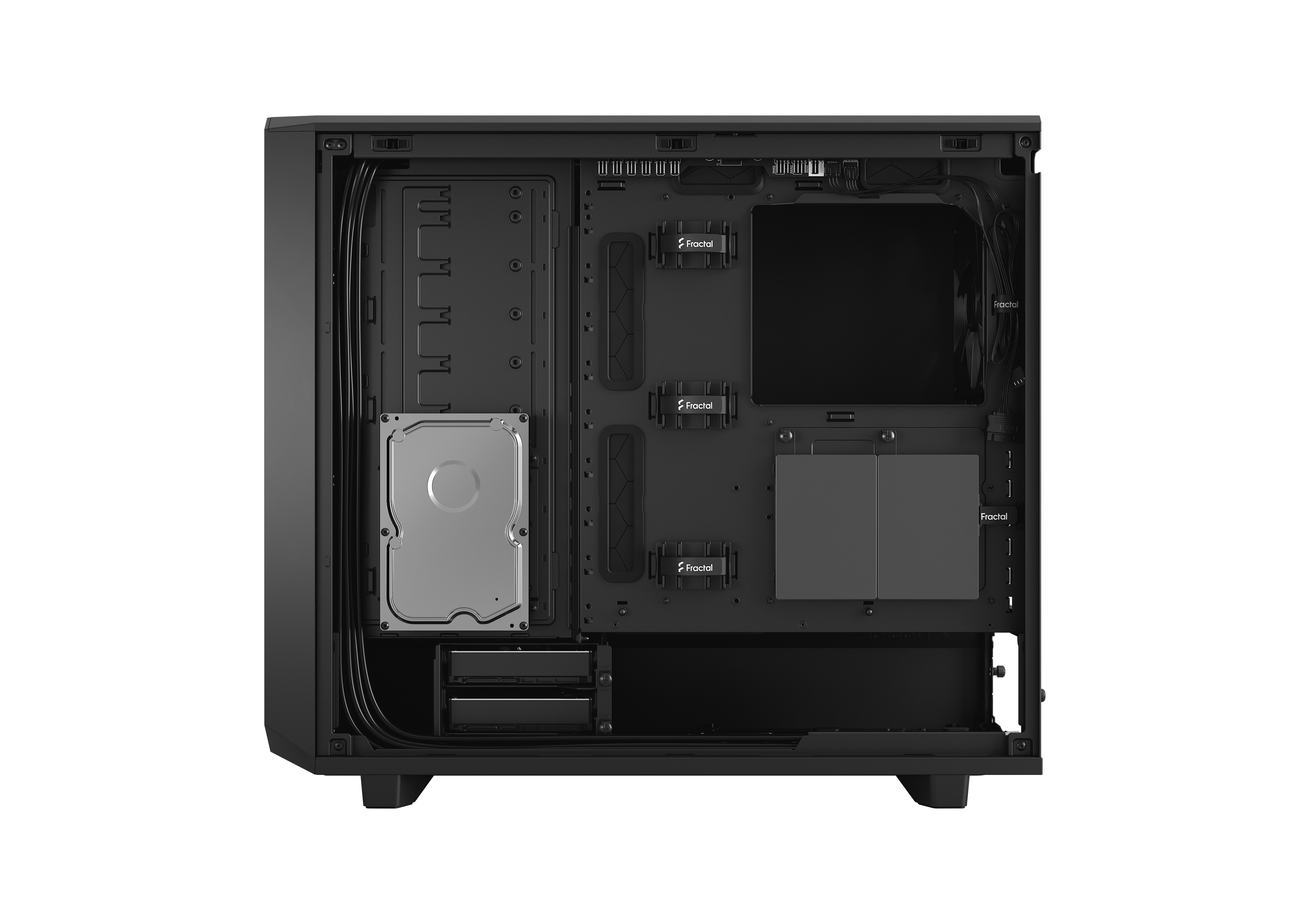 Fractal Design - Fractal Design Meshify 2 Midi Tower Case - Black Solid