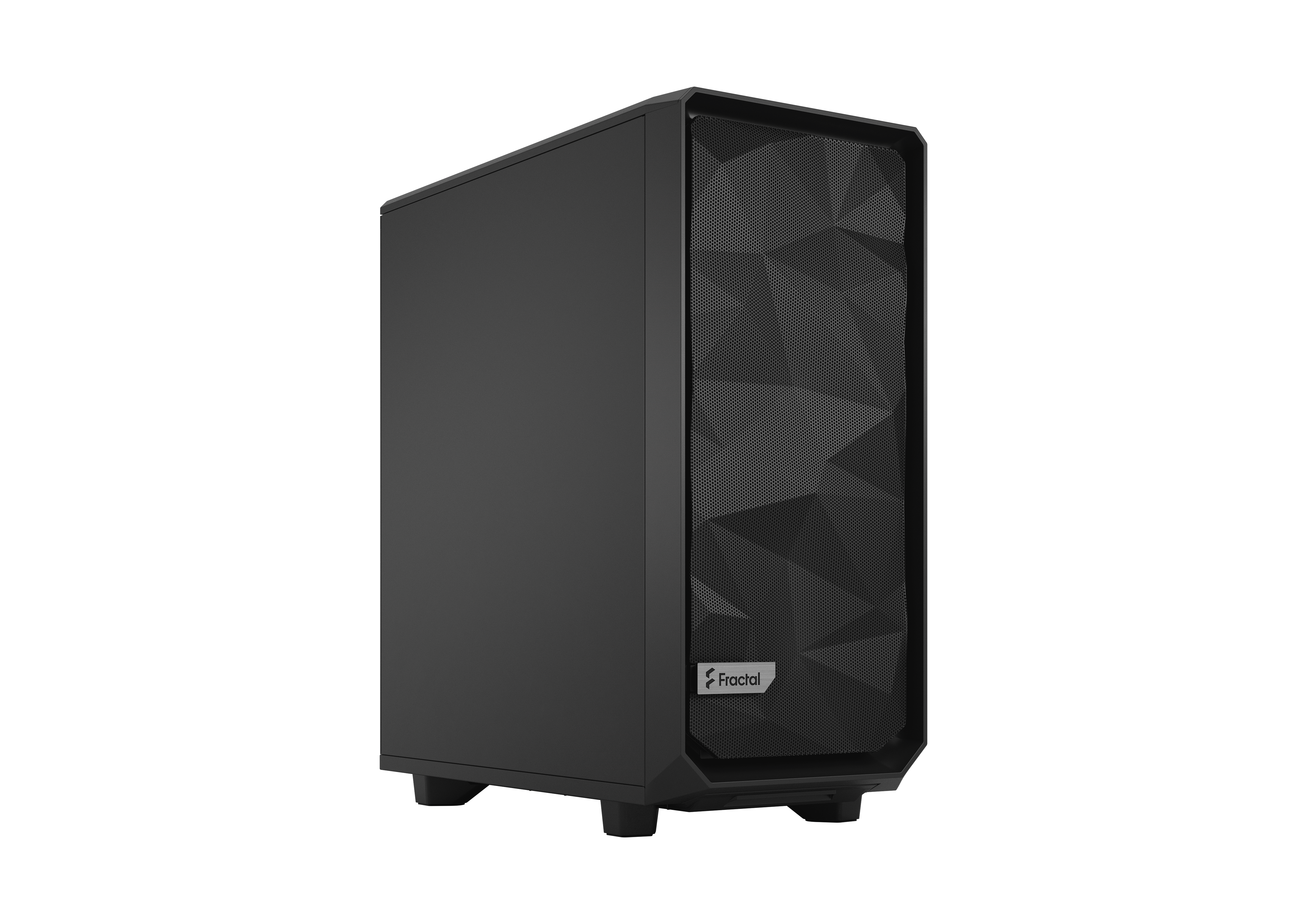 Fractal Design Meshify 2 Compact Black Solid ATX Mid Tower Computer Case - Black