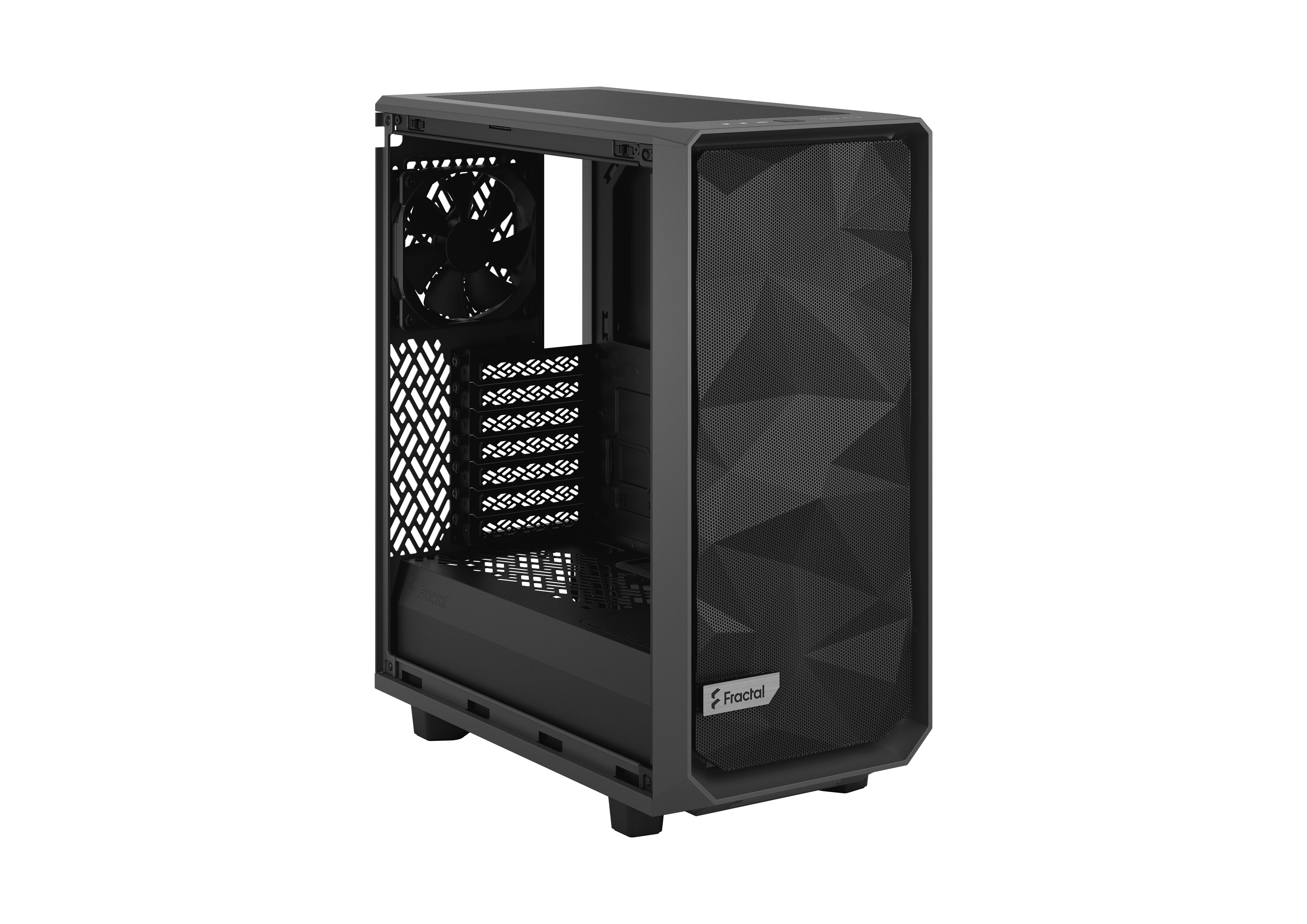 Fractal Design - Fractal Design Meshify 2 Compact Gray Light Tempered Glass Tint ATX Mid Tower Co