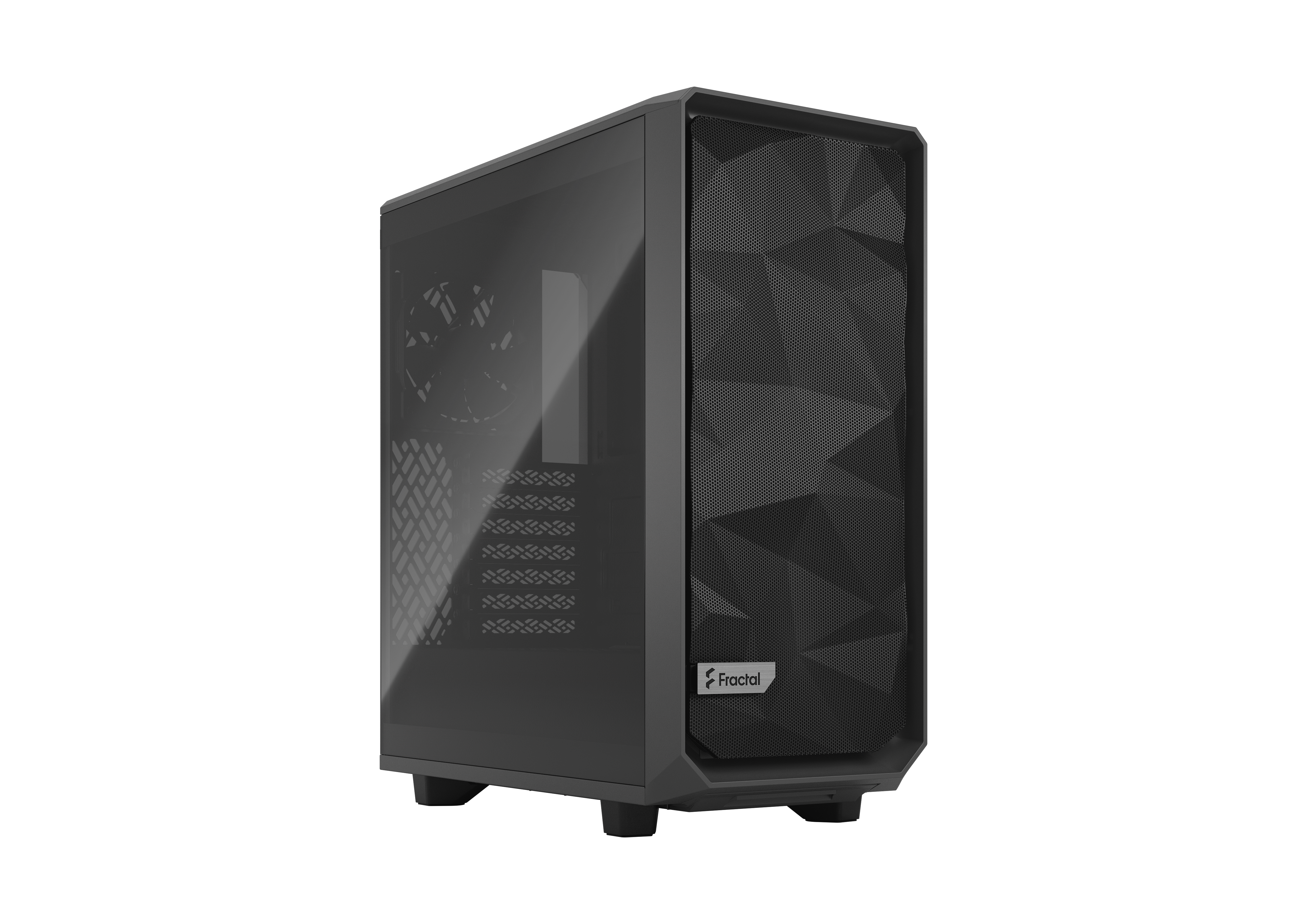 Fractal Design Meshify 2 Compact Gray Light Tempered Glass Tint ATX Mid Tower Co