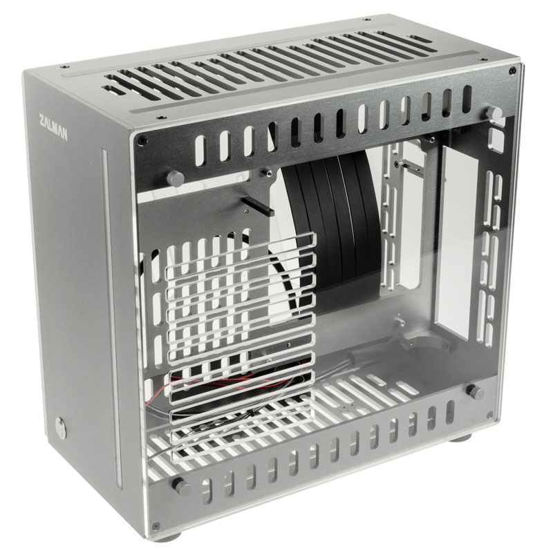Zalman Z-Machine 300 Aluminium Mini-ITX Case - Silver Window