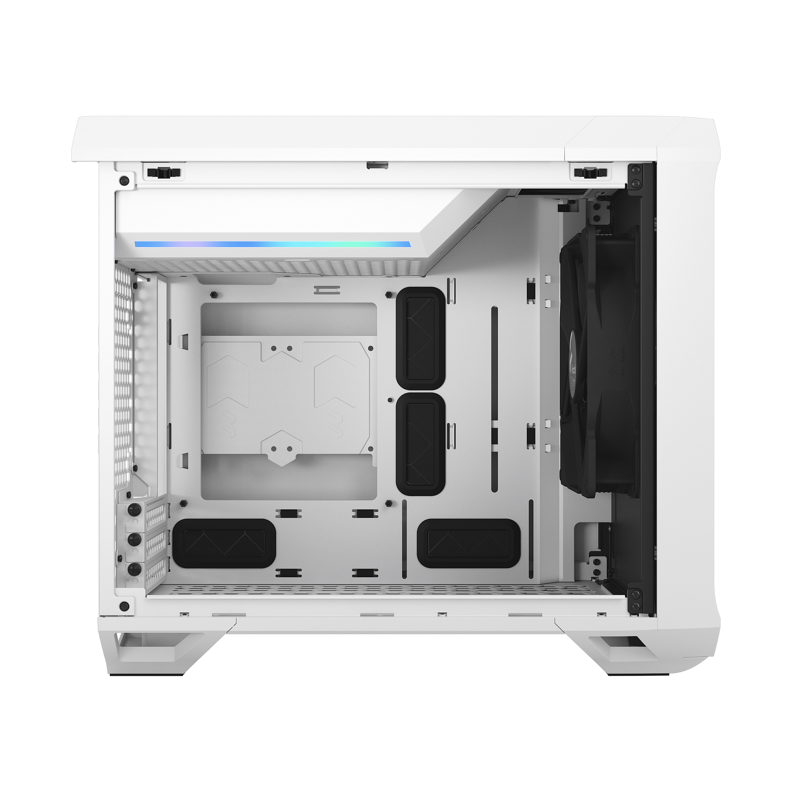 Fractal Design - Fractal Design Torrent Nano White TG Clear Tint M-ITX Case