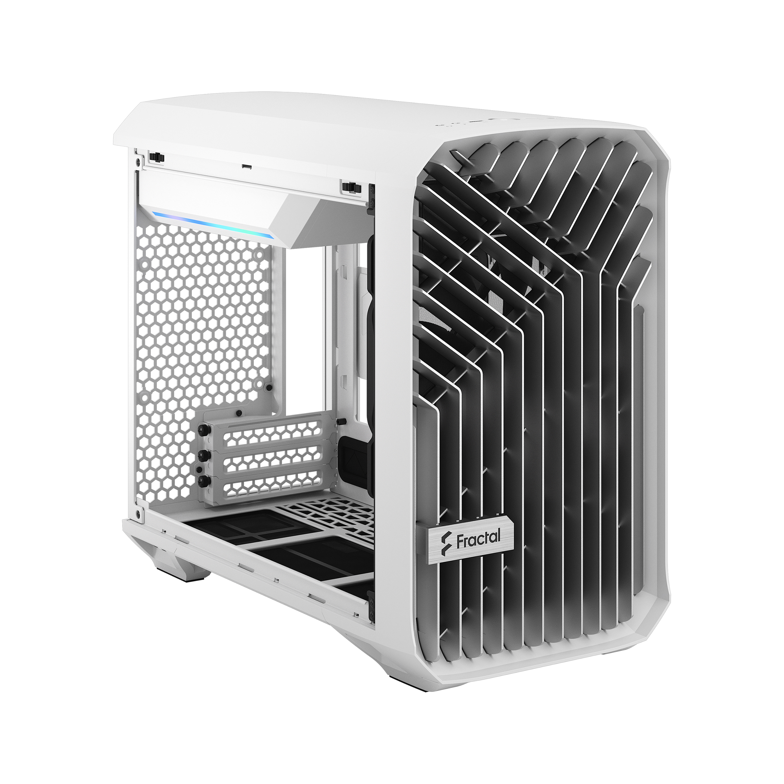 Fractal Design - Fractal Design Torrent Nano White TG Clear Tint M-ITX Case