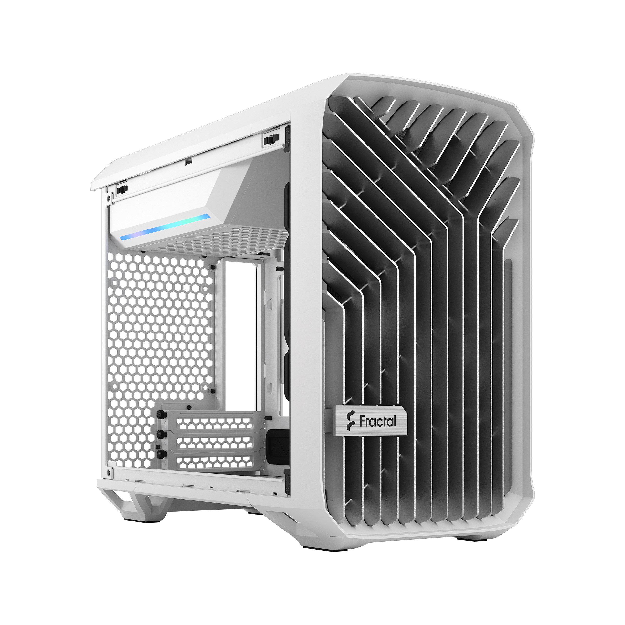 Fractal Design - Fractal Design Torrent Nano White TG Clear Tint M-ITX Case