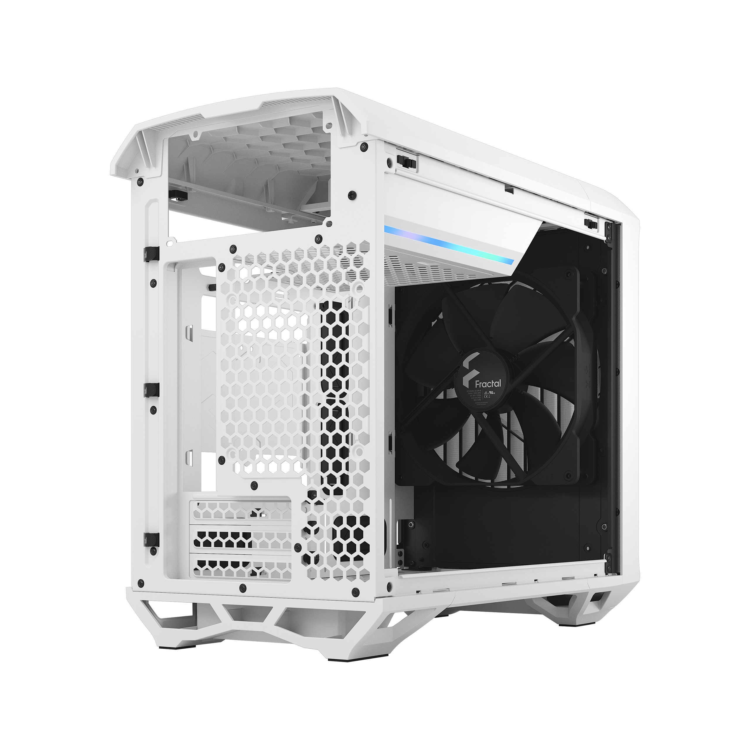 Fractal Design - Fractal Design Torrent Nano White TG Clear Tint M-ITX Case